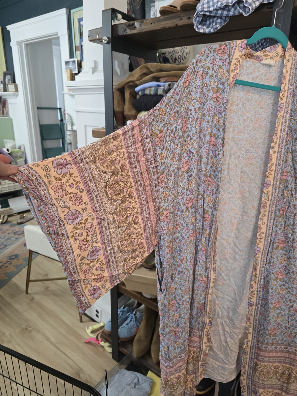Floral Print Kimono